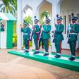 President Bola Tinubu on his first day at his Aso Villa office [Presidency]