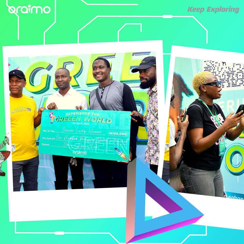 Oraimo thrills fans at Ikeja City Mall store opening