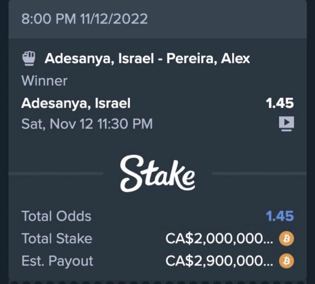 Drake was confident enough to stake an estimated 1.5 billion naira on the Nigerian