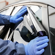 A car window's being tinted