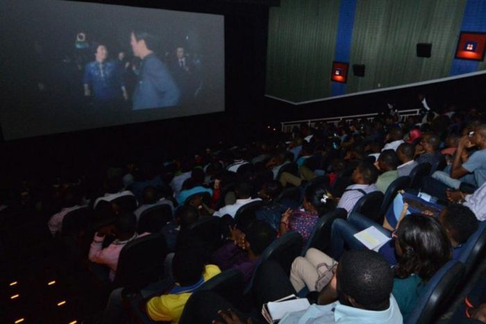 The cinema is one of the many relaxing spots for the weekend in Nigeria.