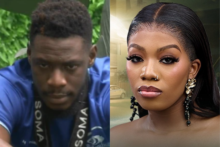 Soma and Angel come face to face with issues on BBNaija All Stars. [Twitter/BBNaija]
