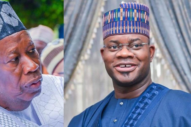 Abdullahi Ganduje and Yahaya Bello