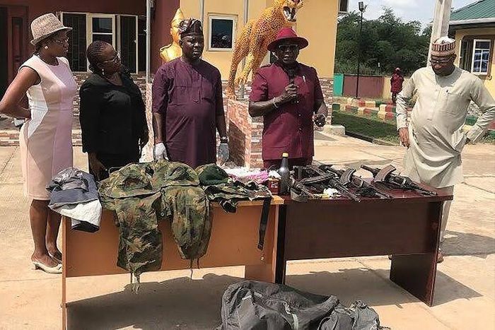 Amotekun-recovers-Ak-47-rifles-ammunition-hidden-in-forestv1