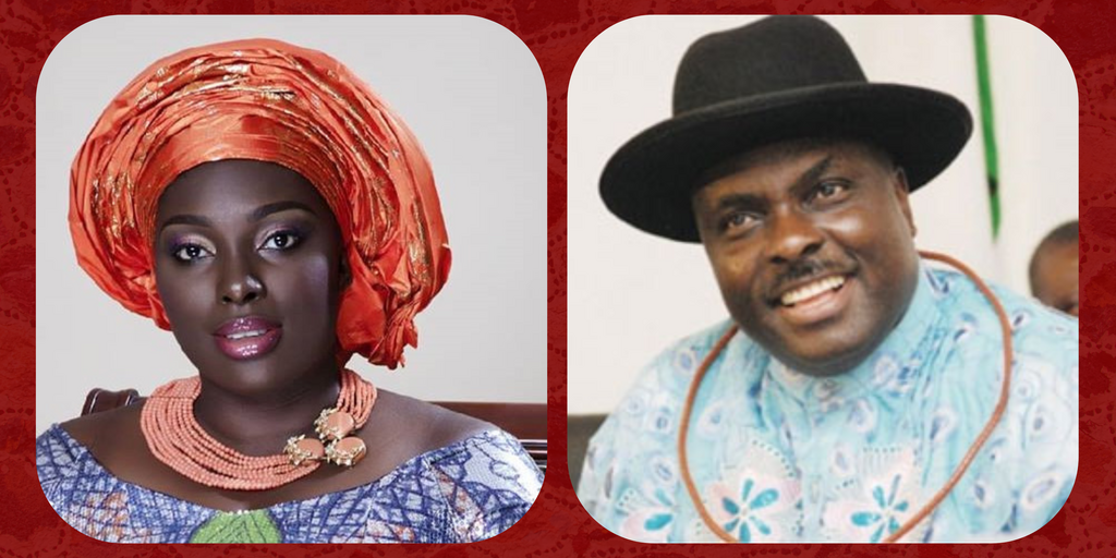 Erhiatake Ibori-Suenu and James Ibori