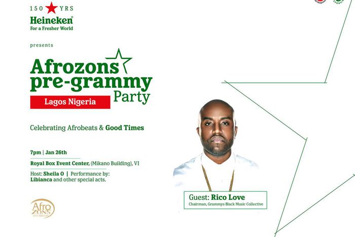 Heineken x Afrozons Pre-Grammy event to write new chapter of good times in African music history