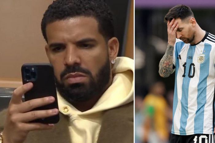 Canadian rapper Drake bets on Argentian to defeat France in World Cup final.