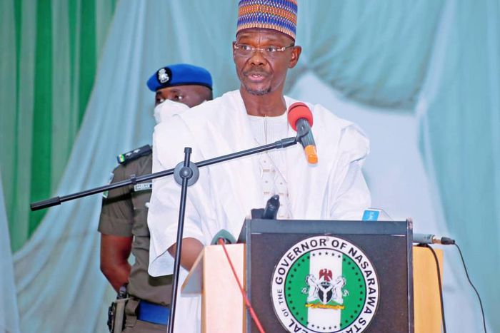 Governor Abdullahi Sule. [Twitter/@NasarawaGovt]