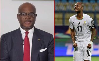 Kojo Bonsu (left) has called for the criticism on Andre Ayew (right) to end