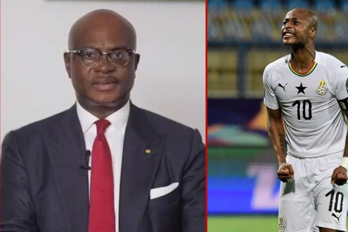 Kojo Bonsu (left) has called for the criticism on Andre Ayew (right) to end