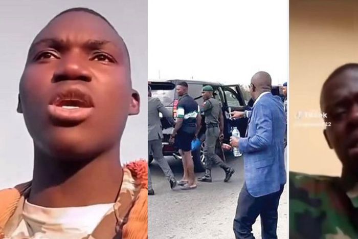 Soldiers curse out Sanwo-Olu, defend colleague who rode against traffic