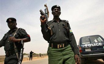 Nigerian police officers