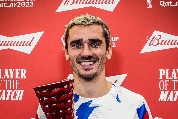 Antoine Griezmann is one of four Atletico Madrid players in the squads for the 2022 World Cup final