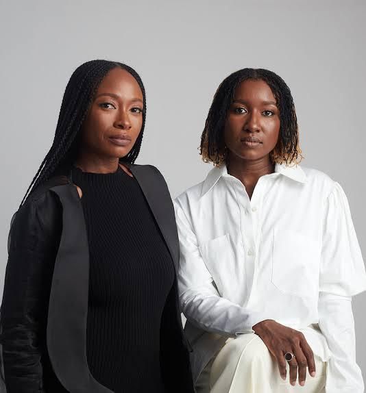 Rukky Ladoja and Ozzy Etomi [anyahindmarch]