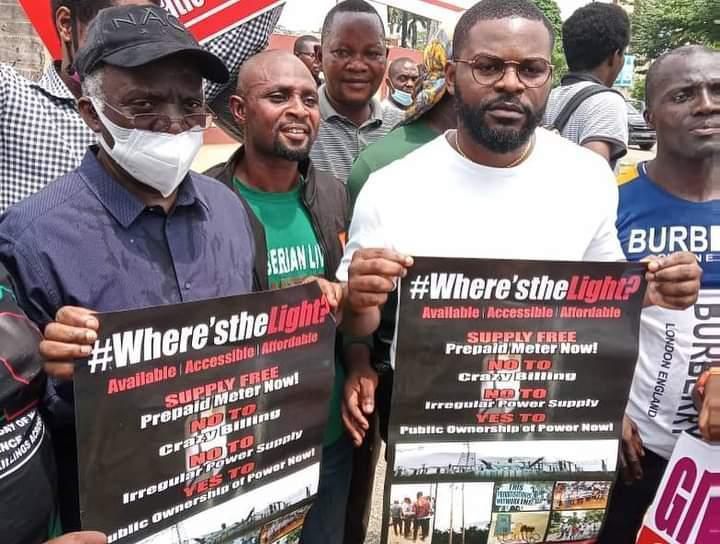 Human rights lawyer Femi Falana and son Falz [Instagram/Punch]