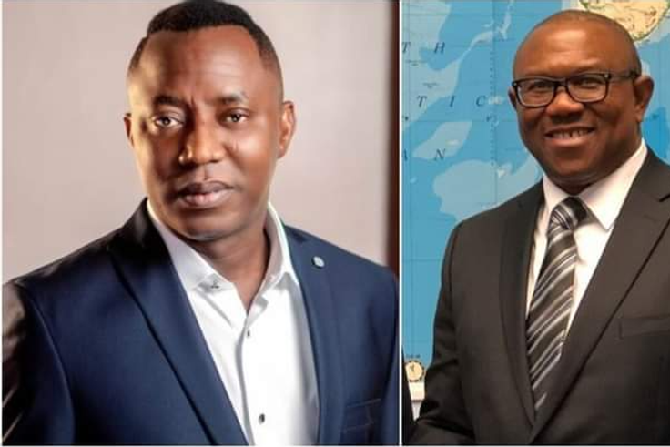 Omoyele Sowore and Peter Obi