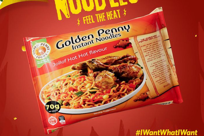 FMN Iconic brand, ‘Golden Penny Noodles’ introduces a new spicy flavour in its range of noodles, – the all new jollof hot hot flavour!