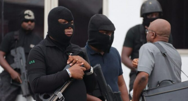 File Photo: DSS operatives. (TheCable)