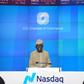 President Bola Tinubu rings the closing bell at NASDAQ in New York. [X:@NasdaqExchange]