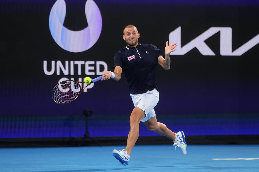 Daniel Evans in action