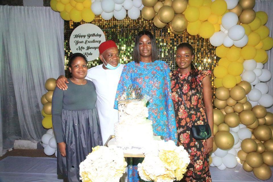 Senator Kalu and family