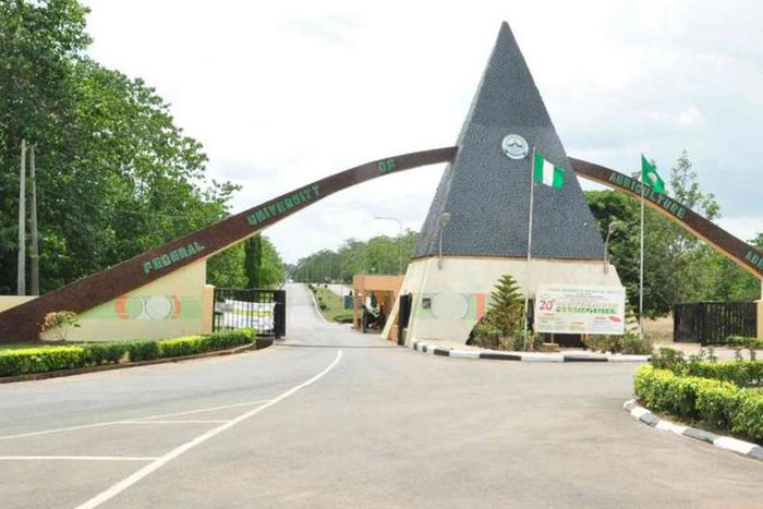 Federal University of Agriculture Abeokuta, FUNAAB.