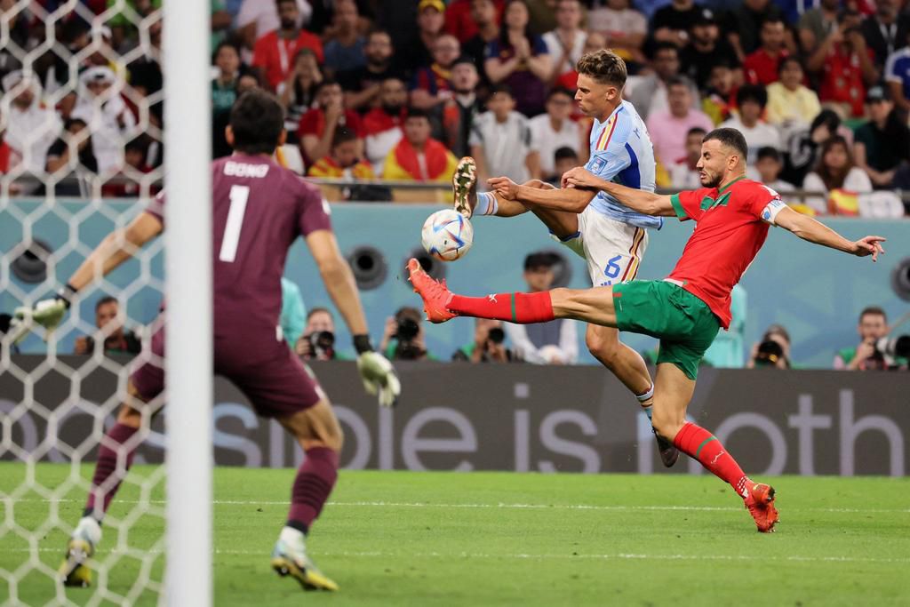Morocco took Spain into extratime in the World Cup round of 16