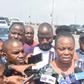 Chief Engineer, Federal Ministry of Works Lagos, Mr Adejala Clement; other officials at a World News Conference on planned repairs of the Adeniji/Adekunle ramps of the Third ]Mainland Bridge in Lagos on Sunday  [NAN]
