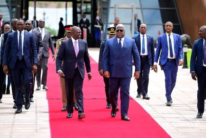 Willaim Ruto and Felix Tshisekedi