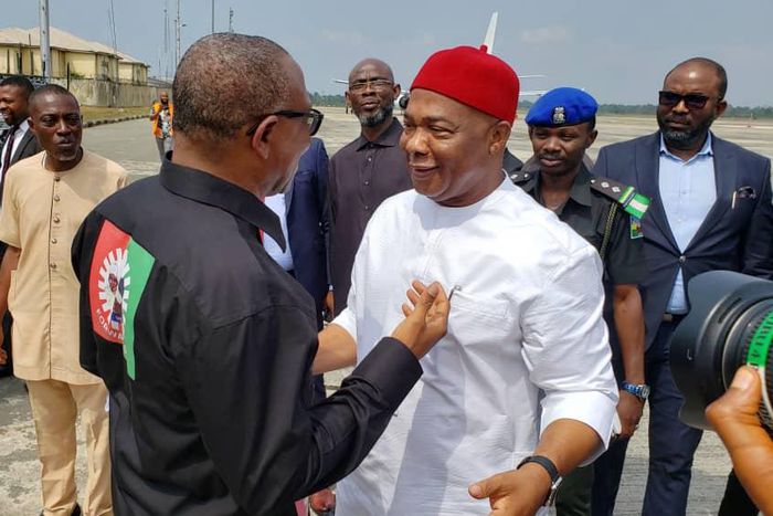 Uzodinma welcomes Peter Obi in Imo State