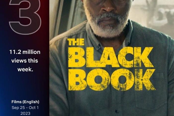 The Black Book is number 3 on Netflix's top 10 chart. [Twitter/EditiEffiong]
