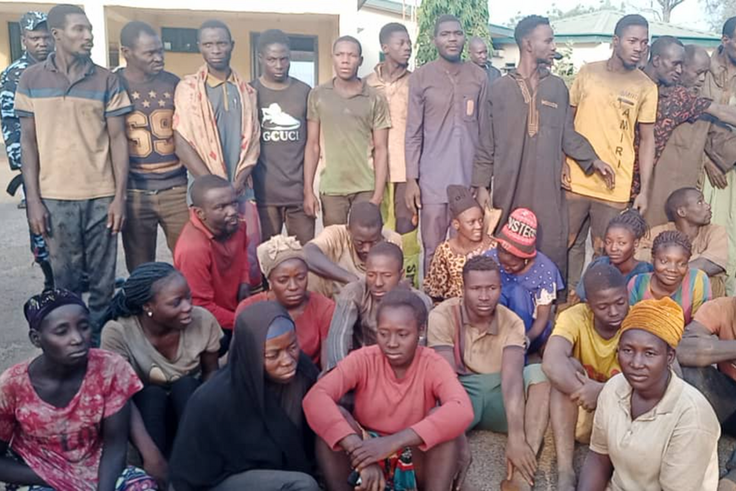 Troops raid bandits’ enclave, rescue 30 kidnapped victims in Nasarawa. [Twitter:Collins Sunday]