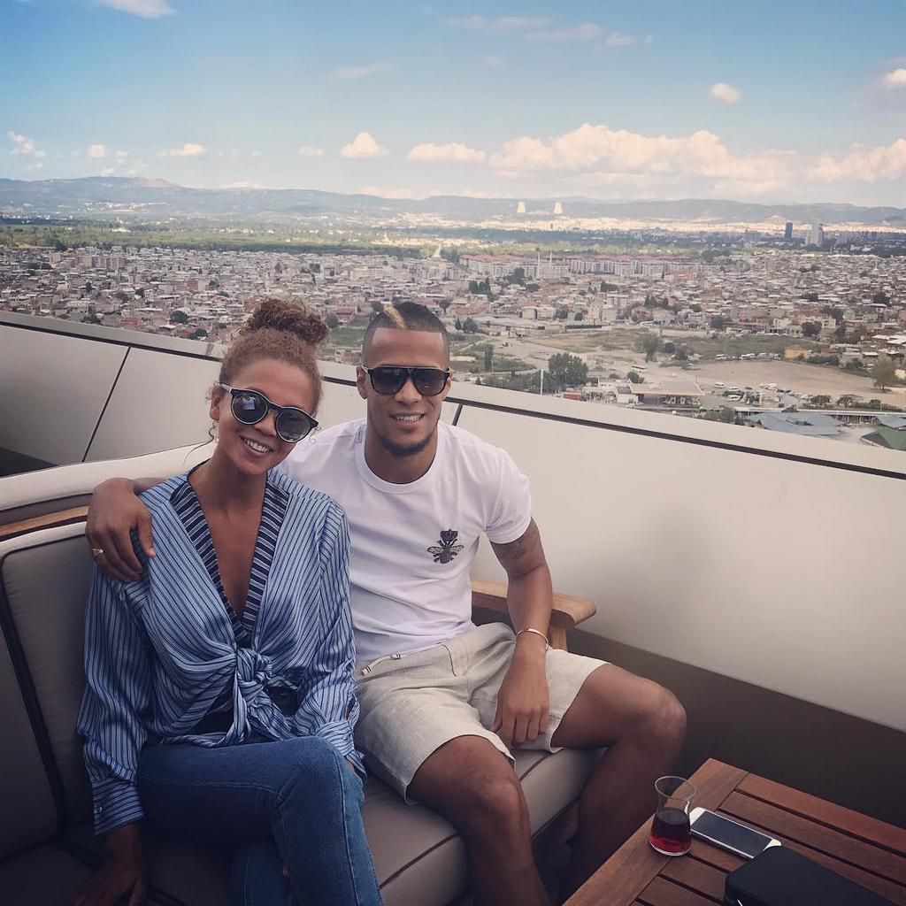 William Troost-Ekong and his girlfriend Bambi