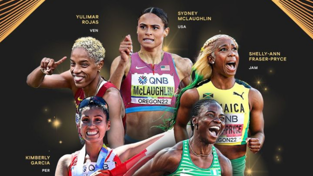 Tobi Amusan among the five finalists selected by World Athletics council for the 2022 Female Athlete of the Year