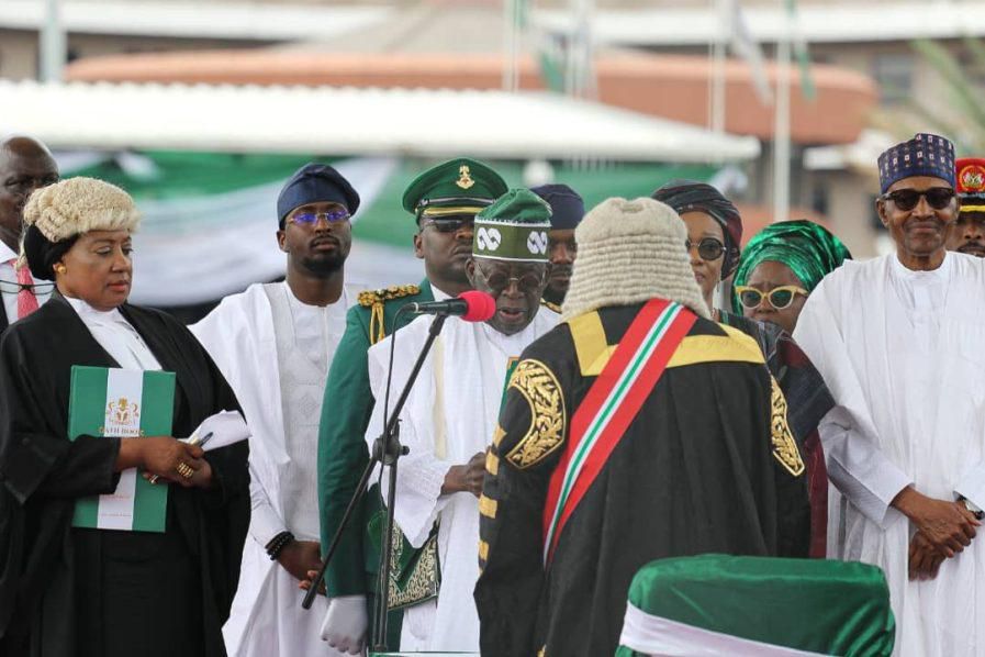 President Bola Tinubu was sworn in on Monday, May 29, 2023. [Guardian]