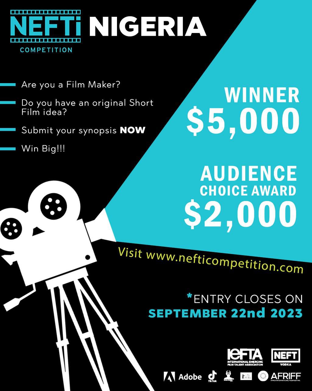 NEFTi Call For Entry Banner