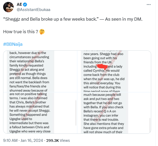 The tweet that started it all [x/AssistantEbukaa]