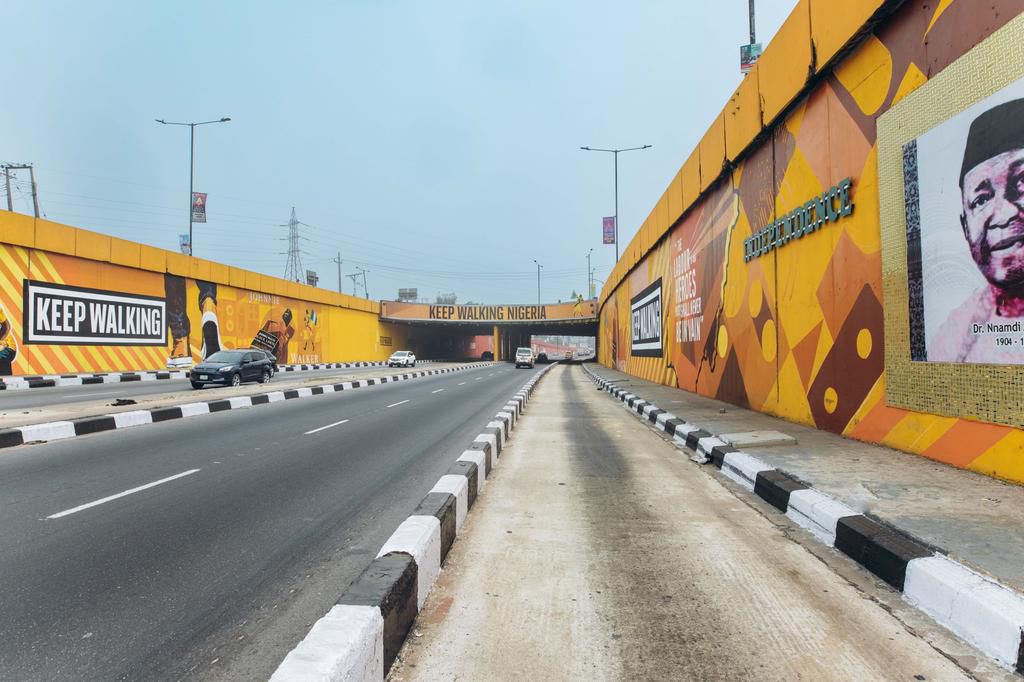 Johnnie Walker encourages Nigerians to keep walking with Maryland's Independence Tunnel revamp.