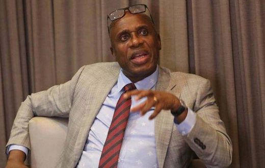 Former Minister of Transportation, Rotimi Amaechi. [Twitter/@ChibuikeAmaechi]