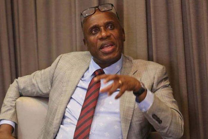 Minister of Transportation, Rotimi Amaechi. [Twitter/@ChibuikeAmaechi]