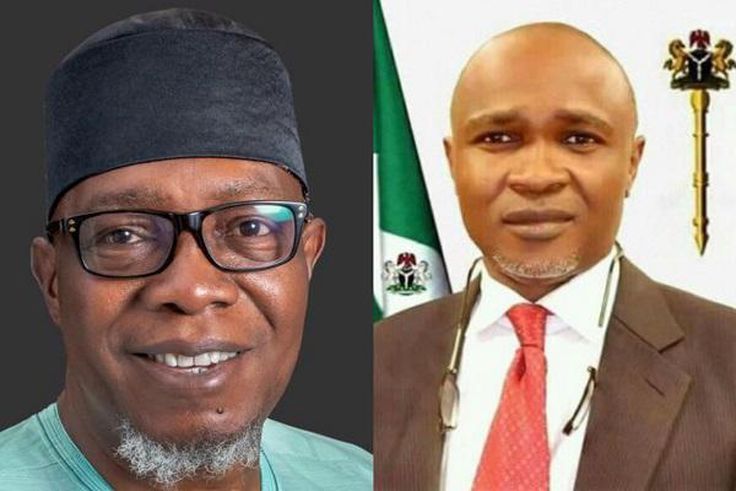 Julius ihonvbere and Kingsley Chinda (Credit: The Nation Newspaper)