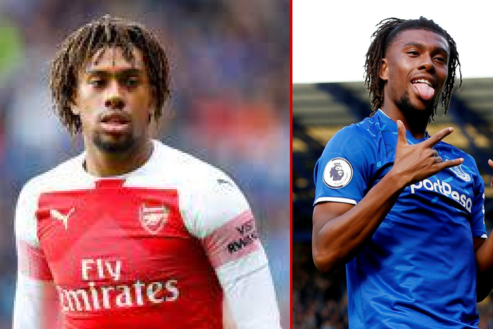 Alex Iwobi Arsenal and Everton