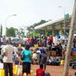 Nigerians queuing for fuel