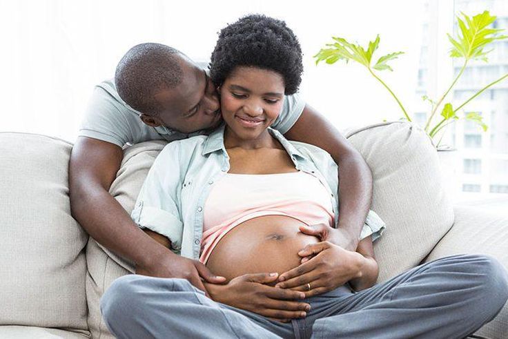 Pregnant woman and her husband