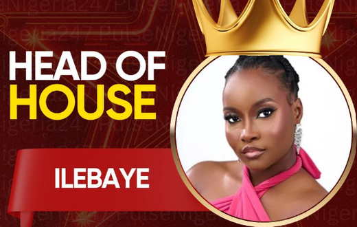 Ilebaye wins the ultimate Head of House on BBNaija All Stars. [Instagram/pulsenigeria247]