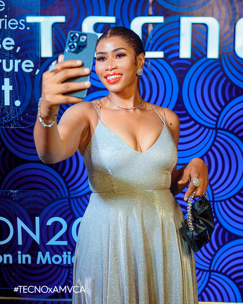 A symphony of brilliance as TECNO's technological exploits wow stars at AMVCA