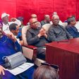 Labour Party presidential candidate, Peter Obi, attends proceedings at the presidential election petition tribunal in Abuja. [Twitter:@AlwaysJayjam]