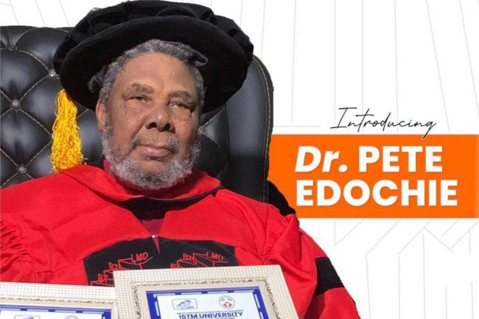 Pete Edochie is now a Doctor of Arts and Literature!