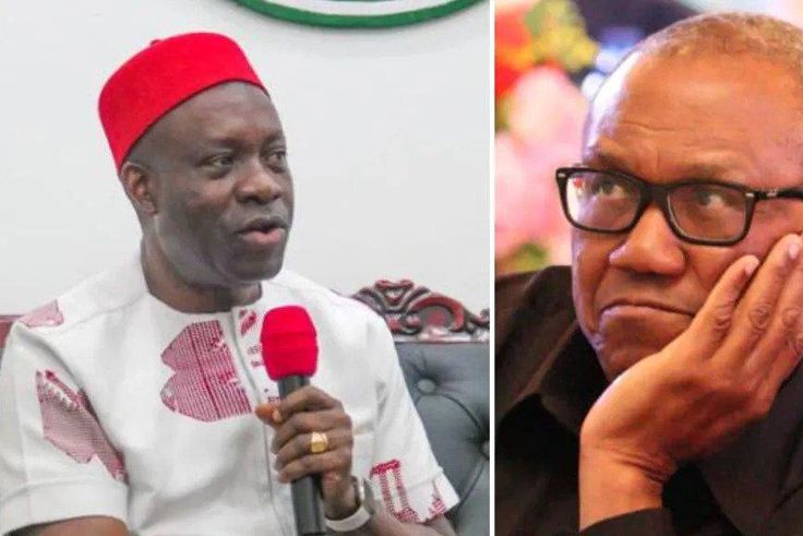Governor of Anambra State Charles Soludo and the Presidential candidate of the Labour Party, Peter Obi (KanyiDaily)
