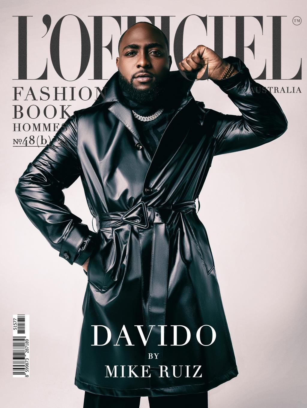 Davido on the cover of L'Officiel [L'Officiel]
